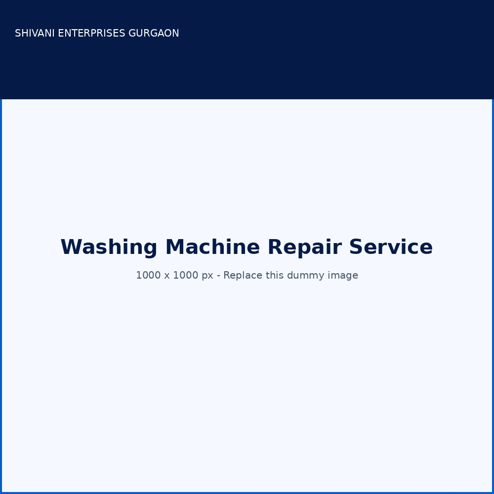 Washing Machine Repair Service in Gurgaon